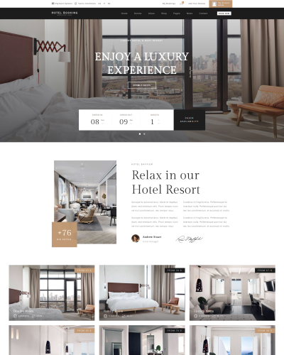 Thiết Kế Website Khách Sạn Chuyên Nghiệp (Nền tảng WordPress)